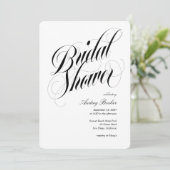 Invitation Fête des mariées de titre Luxe (Debout devant)