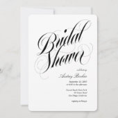 Invitation Fête des mariées de titre Luxe (Devant)