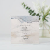 Invitation Fête des mariées de toile artistique (Debout devant)