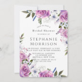 Invitation Fête des mariées de tourbière pourpre (Devant)