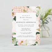 Invitation Fête des mariées de tulipe à la crème de pêche (Debout devant)