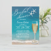 Invitation Fête des mariées de typographie élégante de Starfi (Debout devant)