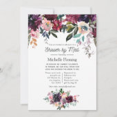 Invitation Fête des mariées de vin de Bordeaux par la poste (Devant)