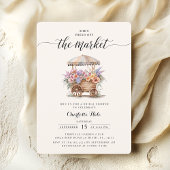 Invitation Fête des mariées des agriculteurs du marché
