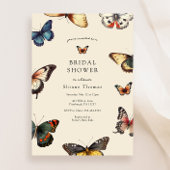 Invitation Fête des mariées des ailes papillon