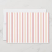 Invitation Fête des mariées des arrosées d'or et de rose (Dos)