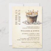 Invitation Fête des mariées des bulles et des brasseries d'aq (Devant)