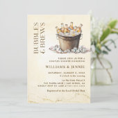 Invitation Fête des mariées des bulles et des brasseries d'aq (Debout devant)