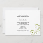 Invitation Fête des mariées des Coeurs Bleeding Blanches (Dos)