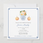 Invitation Fête des mariées des fleurs d'automne de la Chine  (Devant)