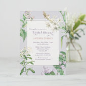 Invitation Fête des mariées des fleurs de Tuberose (Debout devant)