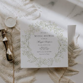 Invitation Fête des mariées des fleurs du souffle de bébé