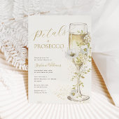 Invitation Fête des mariées des pétales et des Fleurs sauvage