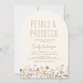 Invitation Fête des mariées des pétales et des procureurs fle (Devant)