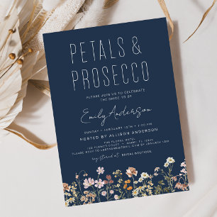 Invitation Fête des mariées des pétales et des procureurs fle