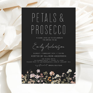 Invitation Fête des mariées des pétales et des procureurs fle