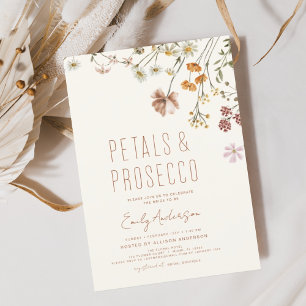 Invitation Fête des mariées des pétales et des procureurs fle