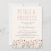 Invitation Fête des mariées des pétales et des procureurs fle (Devant)