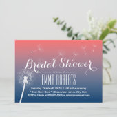 Invitation Fête des mariées d'été Dandelion souffler (Debout devant)