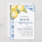 Invitation Fête des mariées d'été Squeeze Citrus (Devant)