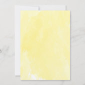 Invitation Fête des mariées d'été Sunflower Gold Bee (Dos)