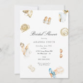 Invitation Fête des mariées d'été sur la plage (Devant)