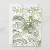 Invitation Fête des mariées d'été Tropical Floral Arch (Dos)