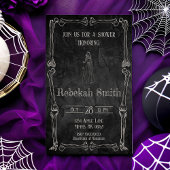Invitation Fête des mariées d'Halloween de la mari