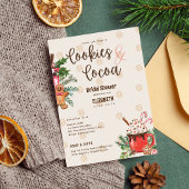 Invitation Fête des mariées d'hiver Cookies et cacao par Leah