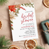 Invitation Fête des mariées d'hiver de Noël