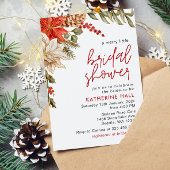 Invitation Fête des mariées d'hiver de Noël