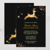 Invitation Fête des mariées d'hiver du caribou (Devant / Derrière)
