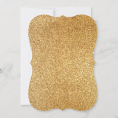 Invitation Fête des mariées Diamond Flourdissant en or bleu m (Dos)