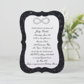 Invitation Fête des mariées d'infinité de diamant de Parties (Debout devant)