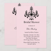 Invitation Fête des mariées d'invitation de la grande salle d (Devant / Derrière)