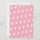 Invitation Fête des mariées d'oie stupide (Dos)