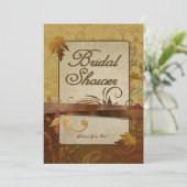 Invitation Fête des mariées d'or d'automne (Debout devant)