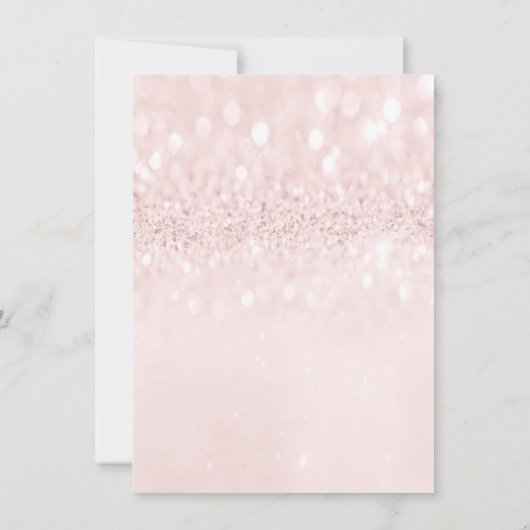 Invitation Fête des mariées Douce 16e maquillage oculaire ros (Dos)