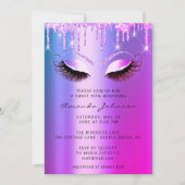 Invitation Fête des mariées Douce 16e Parties scintillant Lec (Devant)