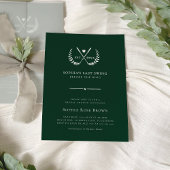 Invitation Fête des mariées du club de golf tendance