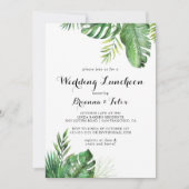 Invitation Fête des mariées du déjeuner de mariage de destina (Devant)