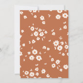 Invitation Fête des mariées du Fleur sauvage de pré Super Boh (Dos)