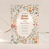 Invitation Fête des mariées du Fleur sauvage de pré Super Boh