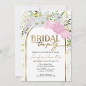 Invitation Fête des mariées du fleur sauvage Spring Bridal te (Devant)