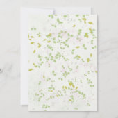 Invitation Fête des mariées du fleur sauvage Spring Bridal te (Dos)