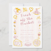 Invitation Fête des mariées du marché agricole (Devant)