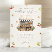 Invitation Fête des mariées du marché des agriculteurs frais