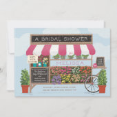 Invitation Fête des mariées du marché des fermiers de panier  (Devant)