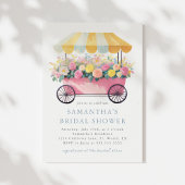 Invitation Fête des mariées du marché des fleurs printanières