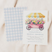 Invitation Fête des mariées du marché des fleurs printanières